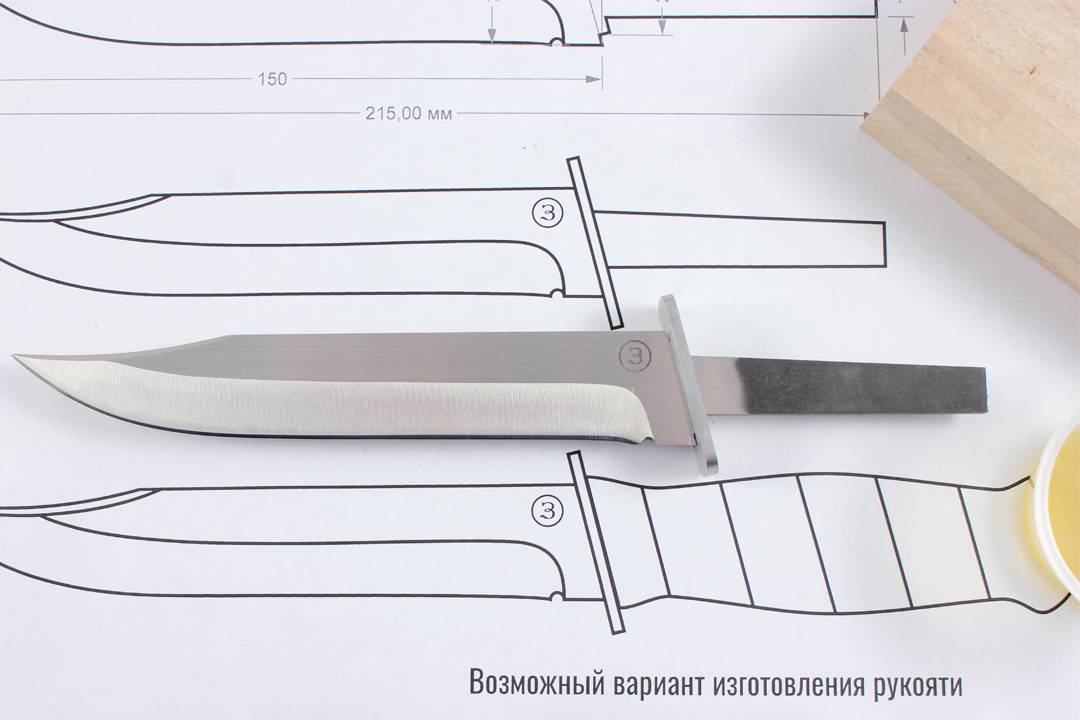 клинок ножа для сборки